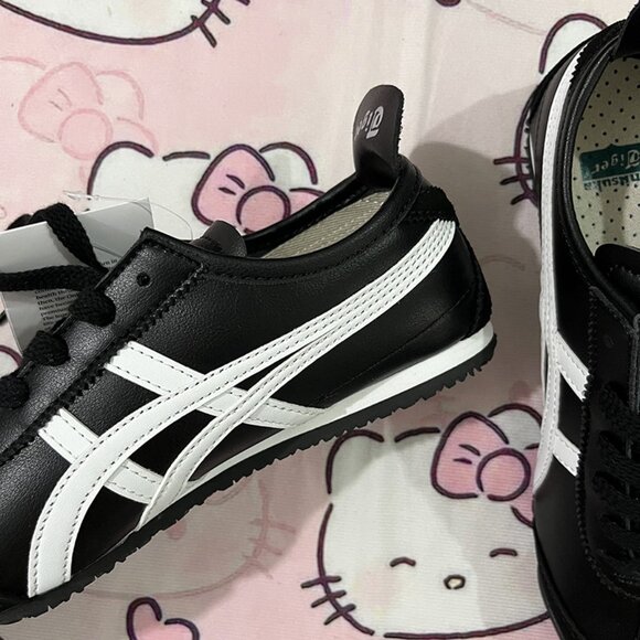 Onitsuka Tiger Black Leather Sneakers - Picture 4 of 6